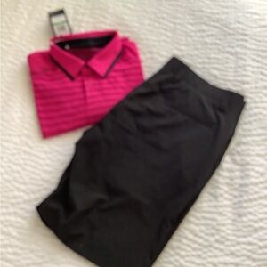 NWT men’s golf shorts and Shirt  Shorts Size 36 Shirt size Large